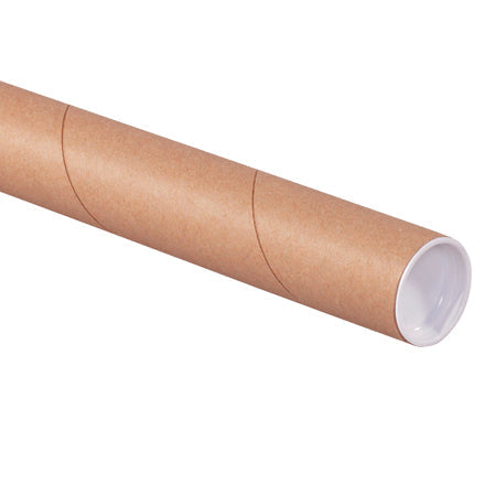 4" Inner Diameter Cardboard Kraft Tubes-Cardboard Mailing Tube-CardBoardCore