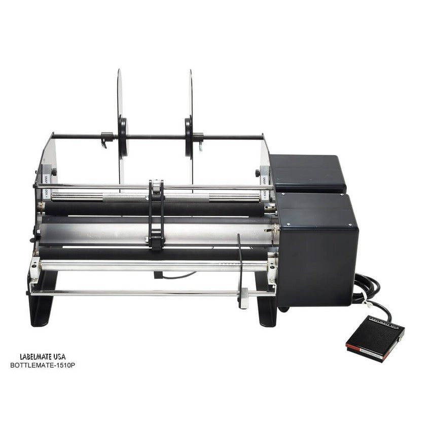 Labelmate Automatic Bottle/Jar Label Applicator, 15" wide. 1 label per bottle - BOTTLEMATE-1510P-Applicators-CardBoardCore