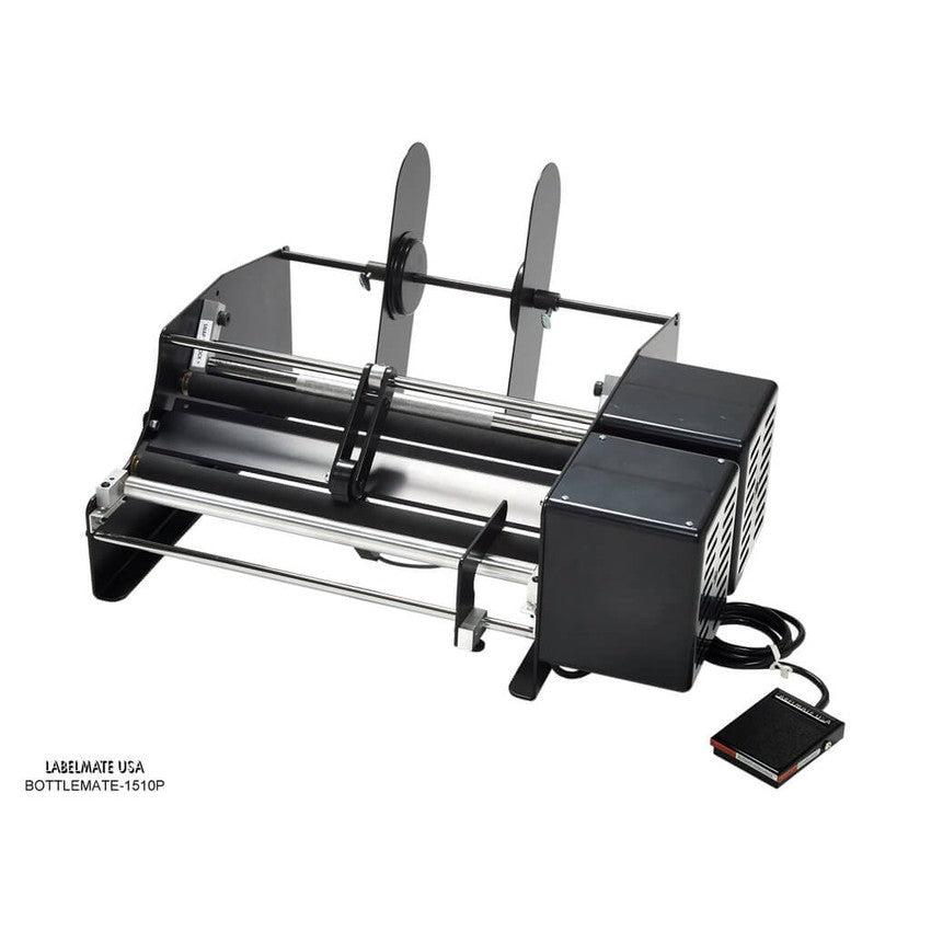 Labelmate Automatic Bottle/Jar Label Applicator, 15" wide. 1 label per bottle - BOTTLEMATE-1510P-Applicators-CardBoardCore