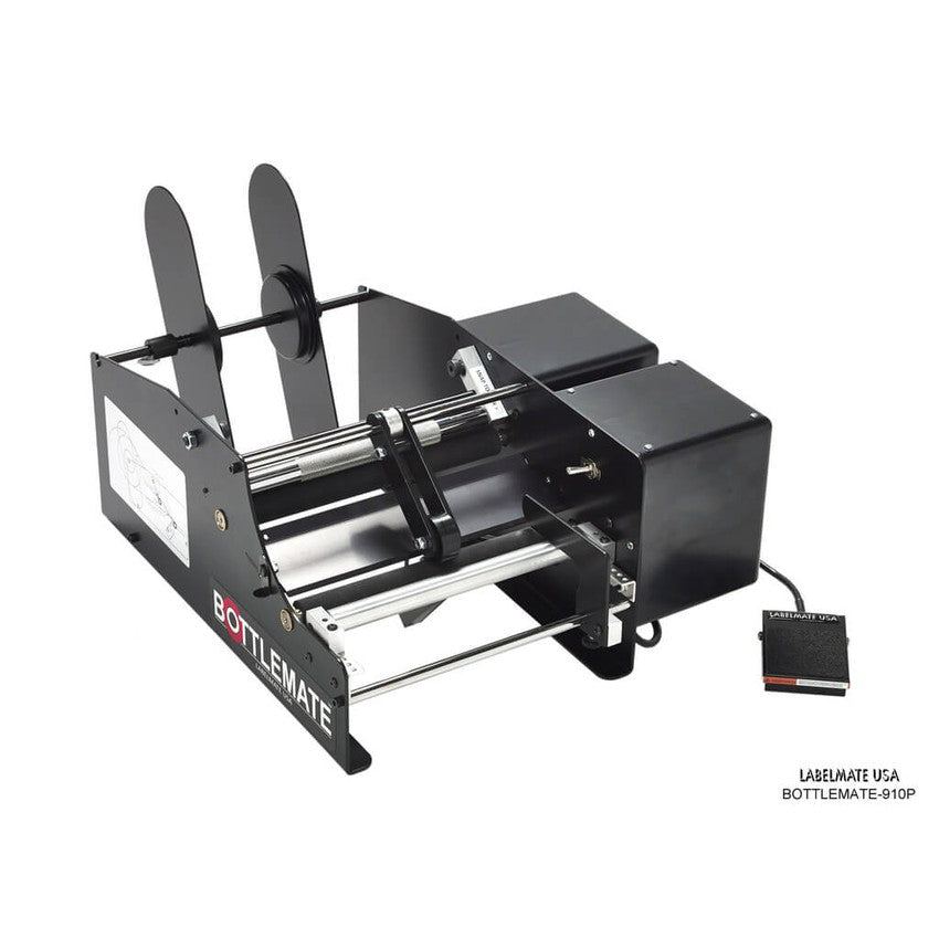 Labelmate Automatic Bottle/Jar Label Applicator, 9" wide - BOTTLEMATE-910P-Applicators-CardBoardCore