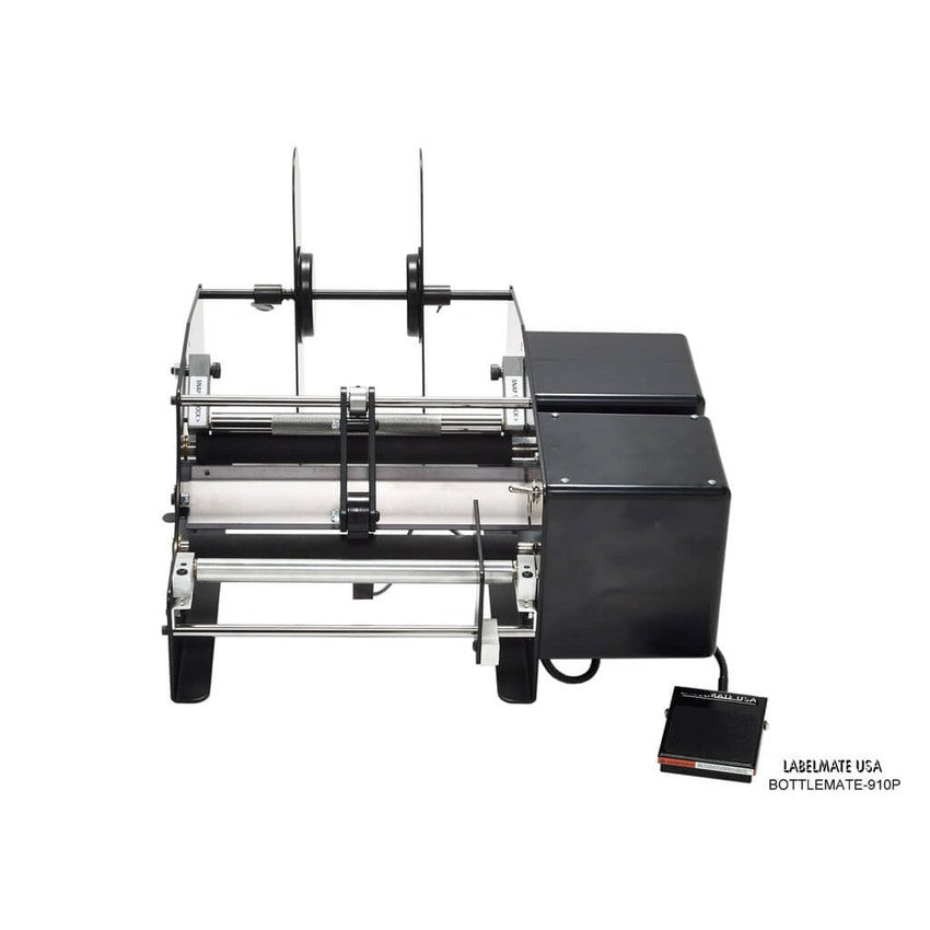 Labelmate Automatic Bottle/Jar Label Applicator, 9" wide - BOTTLEMATE-910P-Applicators-CardBoardCore