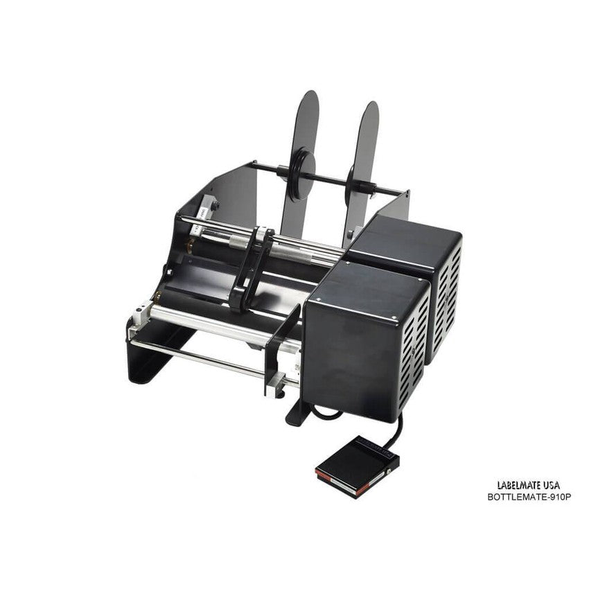 Labelmate Automatic Bottle/Jar Label Applicator, 9" wide - BOTTLEMATE-910P-Applicators-CardBoardCore