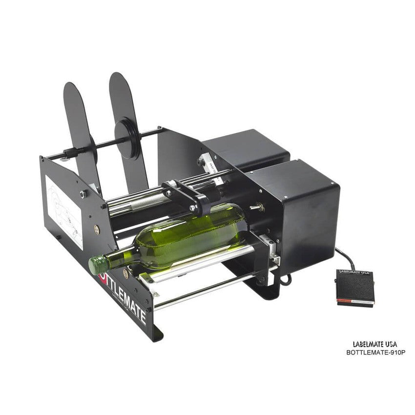 Labelmate Automatic Bottle/Jar Label Applicator, 9" wide - BOTTLEMATE-910P-Applicators-CardBoardCore