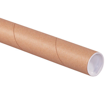 2" Inner Diameter Cardboard Kraft Mailing Tubes-Cardboard Mailing Tube-CardBoardCore