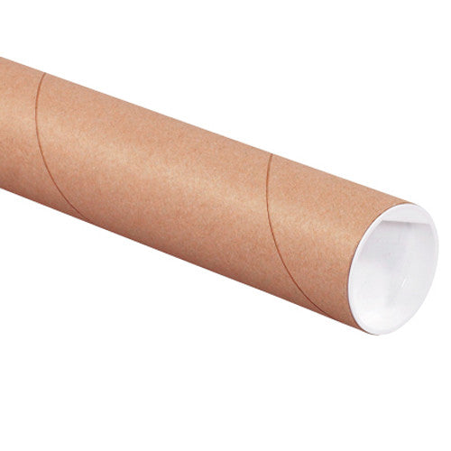 2" Inner Diameter Cardboard Kraft Mailing Tubes-Cardboard Mailing Tube-CardBoardCore