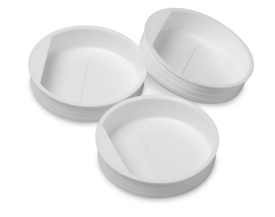 3" Plastic Poly Plugs - Cap for Cardboard Tubes (1-100 Count)-CardBoardCore