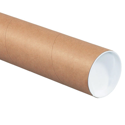 3" Inner Diameter Cardboard Kraft Heavy Duty Tubes-Cardboard Mailing Tube-CardBoardCore