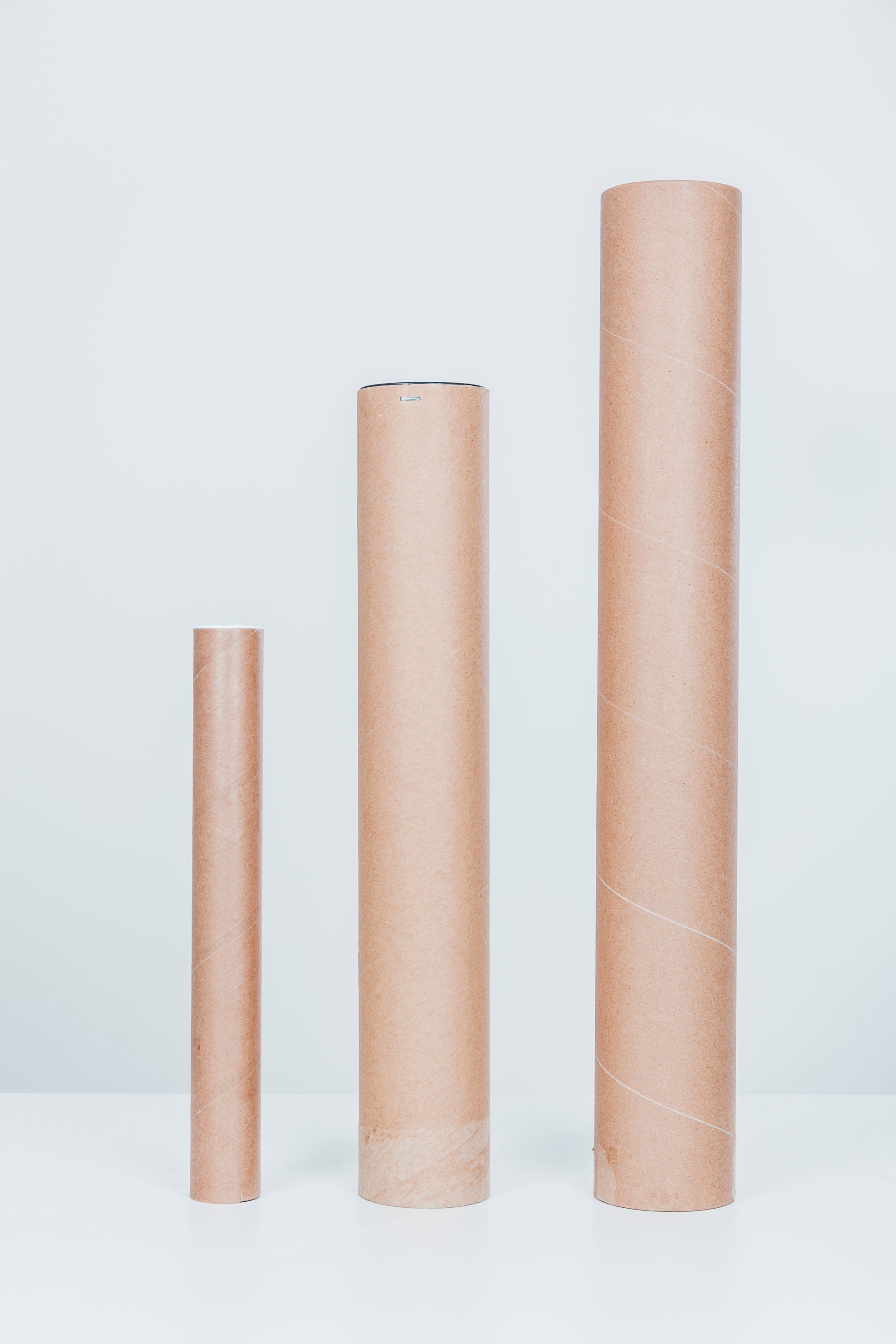 3" Inner Diameter Cardboard Kraft Heavy Duty Tubes-Cardboard Mailing Tube-CardBoardCore