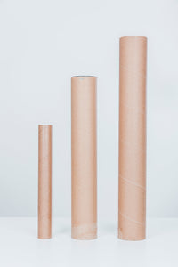 4" Inner Diameter Cardboard Kraft Heavy Duty Tubes-Cardboard Mailing Tube-CardBoardCore