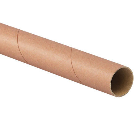 4" Inner Diameter Cardboard Kraft Tubes-Cardboard Mailing Tube-CardBoardCore