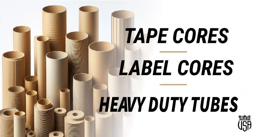 Cardboard Cores for Tape, Labels and Kraft Heavy Duty Tubes ...
