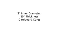 Custom Cardboard Cores - 1" or 2" Inner Diameter-Cardboard Core-CardBoardCore