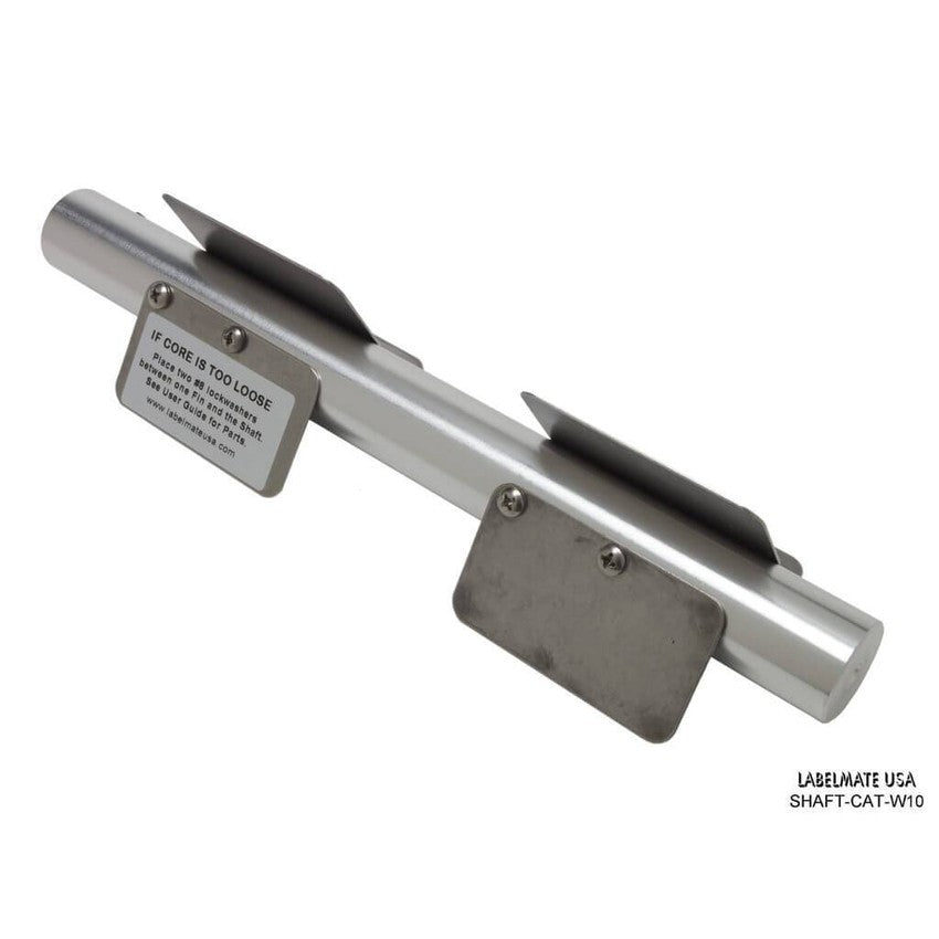 Labelmate 10” wide standard fin-style Rewind Shaft - TC-W10-Label Accessories-CardBoardCore