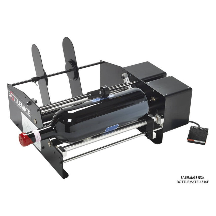 Labelmate Automatic Bottle/Jar Label Applicator, 15" wide. 1 label per bottle - BOTTLEMATE-1510P-Applicators-CardBoardCore