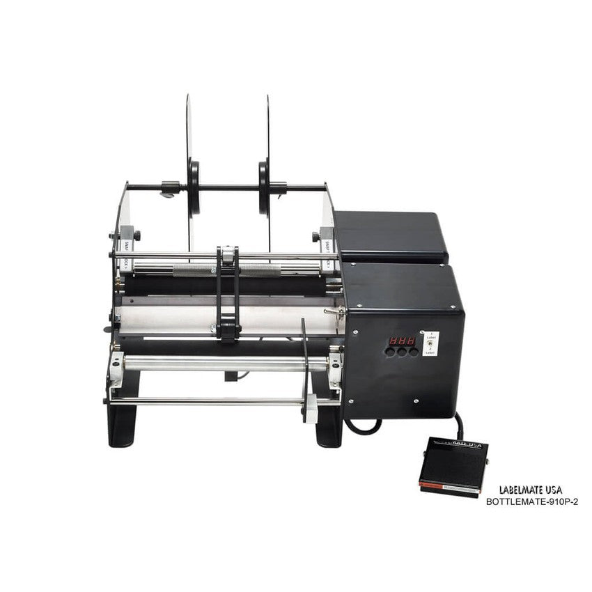 Labelmate Automatic Bottle/Jar Label Applicator, 9" wide - BOTTLEMATE-910P-2-Applicators-CardBoardCore