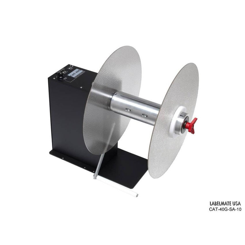 Labelmate High Torque Rewinder with Sensor Arm, for media up to 10.5" wide, and roll diameters up to 16"CAT-40G-SA-10-Rewinders-CardBoardCore