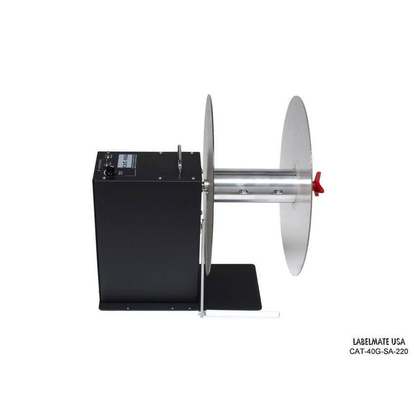 Labelmate High Torque Rewinder with Sensor Arm, for media up to 8.5" wide, and roll diameters up to 16"CAT-40G-SA-220-Rewinders-CardBoardCore