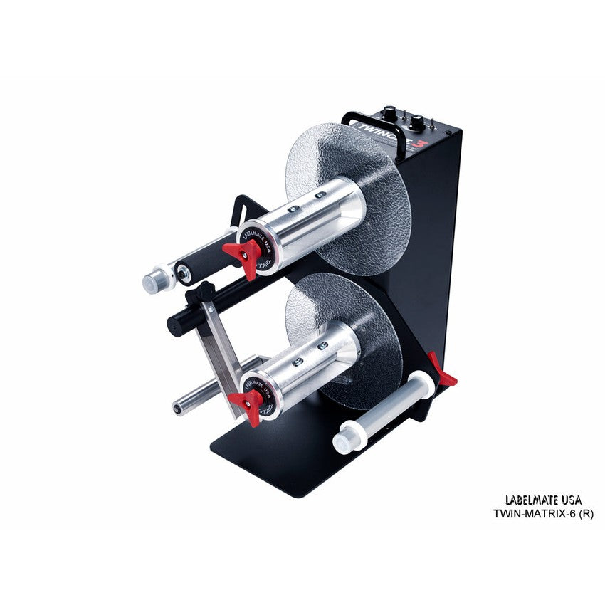 Labelmate In-Line Matrix Removal Rewinder. Media up to 6.5" wide TWIN-MATRIX-6-Matrix Removal Systems-CardBoardCore