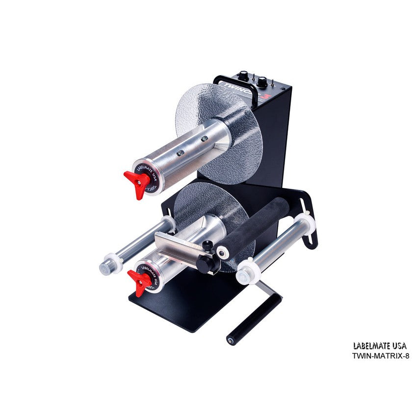 Labelmate In-Line Matrix Removal Rewinder. Media up to 8.5" wide TWIN-MATRIX-8-Matrix Removal Systems-CardBoardCore