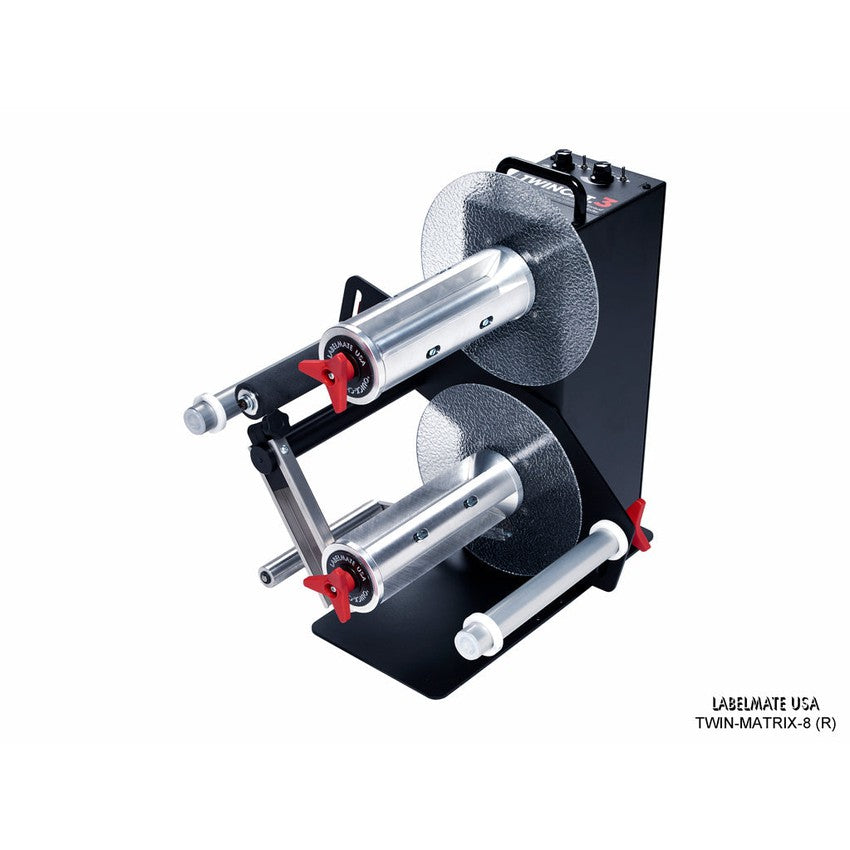 Labelmate In-Line Matrix Removal Rewinder. Media up to 8.5" wide TWIN-MATRIX-8-Matrix Removal Systems-CardBoardCore