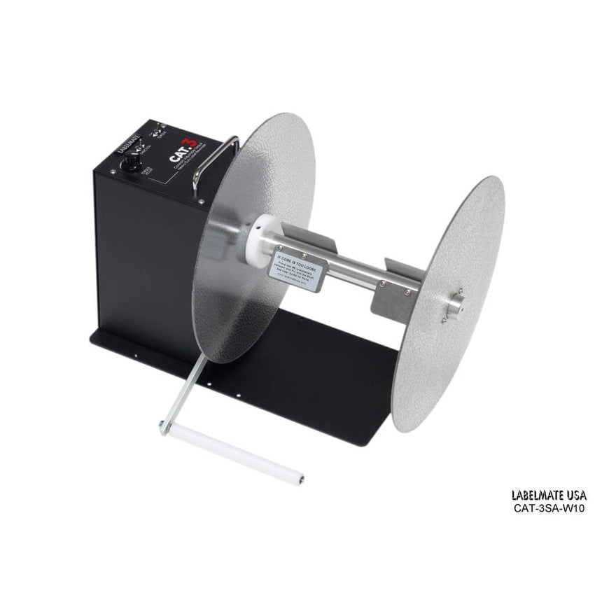 Labelmate Standard Heavy-Duty Rewinder w/ Sensor Arm - CAT-3SA-W10-Rewinders-CardBoardCore