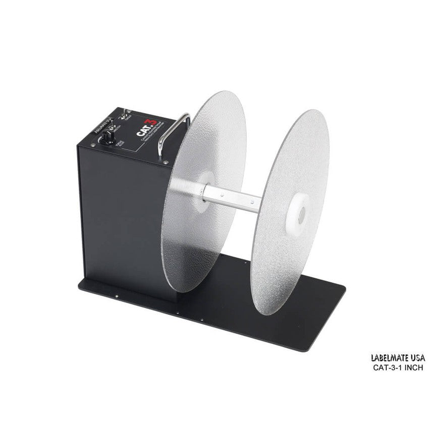 Labelmate Standard Heavy-Duty Rewinder with 1" diameter core holder, for media up to 6.5" wide -CAT-3-1-INCH-Rewinders-CardBoardCore