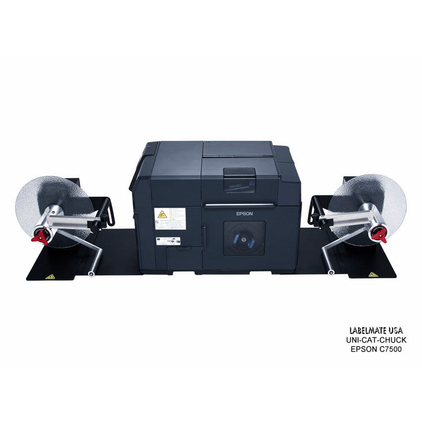 Labelmate Unwinder Alignment Plate for use together with the Epson C7500 EP-7500-UW-Label Accessories-CardBoardCore