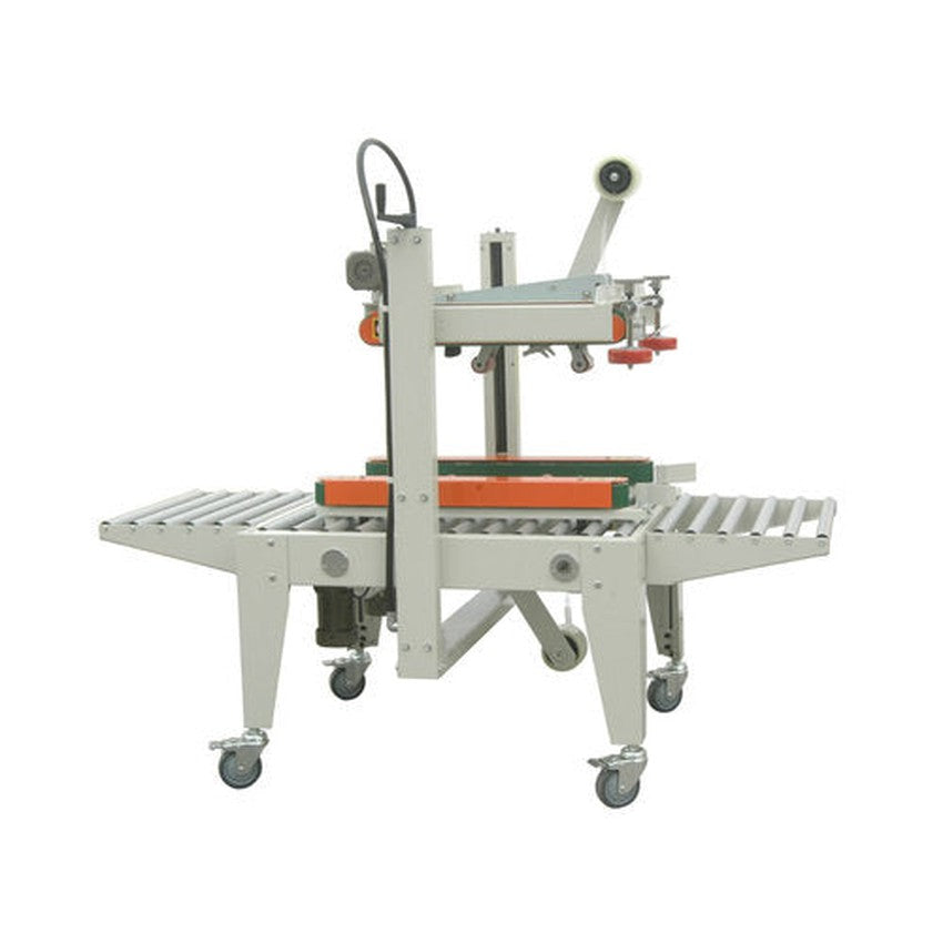 Sealer Sales Semi-Automatic Carton Sealer With 2 Side And 2 Top Drive Belts - (1 Count)-Processing and Handling Supplies-CardBoardCore