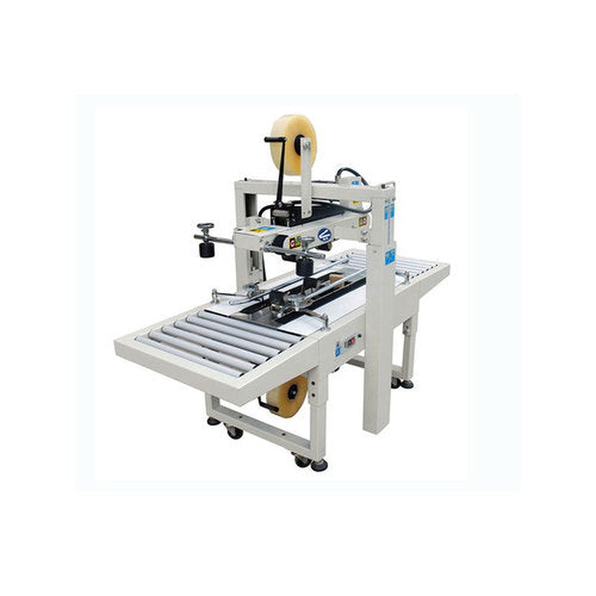 Sealer Sales Semi-Automatic Uniform Carton Sealer With Top And Bottom Drive Belts - (1 Count)-Processing and Handling Supplies-CardBoardCore