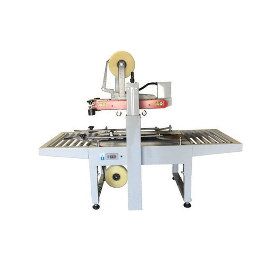 Sealer Sales Semi-Automatic Uniform Carton Sealer With Top And Bottom Drive Belts - (1 Count)-Processing and Handling Supplies-CardBoardCore